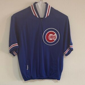 Majestic Royal Blue Cubs Pullover